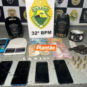 Fotos de Traficante é preso com drogas e arma de fogo em Sarandi