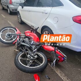 Fotos de Câmera de segurança registra grave acidente em Maringá