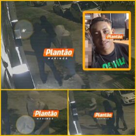Fotos de Câmera registrou criminosos fortemente armados invadindo área de lazer para matar homem com mais de 50 tiros em Maringá