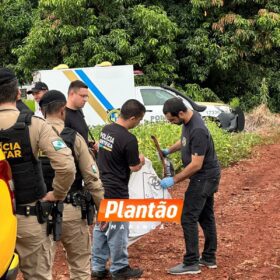 Fotos de Corpo de homem encontrado em plantação de soja é identificado em Maringá