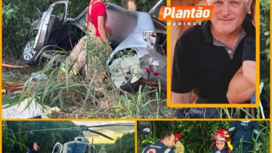 Fotos de Empresário morre e duas pessoas ficam feridas após grave acidente na PR-317, em Maringá