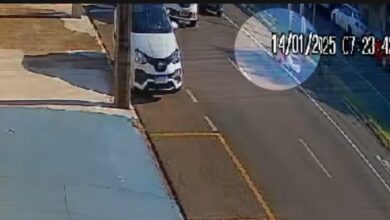 Fotos de Jovem fica em estado grave após ser atropelada por ônibus do transporte coletivo na Avenida Morangueira em Maringá