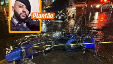 Fotos de Motociclista fica gravemente ferido em acidente em Sarandi; motorista é multado por embriaguez ao volante