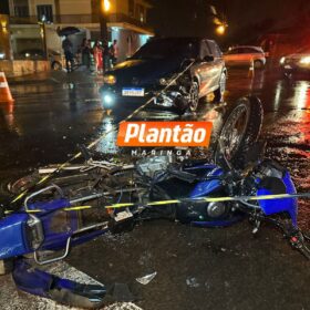 Fotos de Câmera de segurança desmente motorista em acidente que matou motociclista
