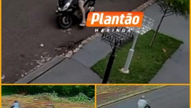 Fotos de Polícia procura motociclista suspeito de perseguir e rasgar vestido de enfermeira em Maringá