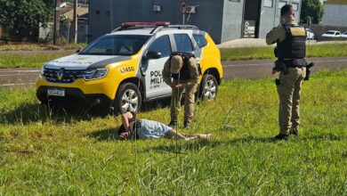 Fotos de Suspeito de tráfico fica ferido em acidente durante perseguição policial em Maringá