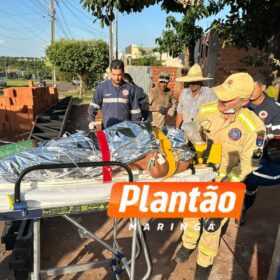 Trabalhador sofre queda em obra e é socorrido com ferimentos grave em Maringá Foto 2 Fotos de Trabalhador sofre queda em obra e é socorrido com ferimentos grave em Maringá
