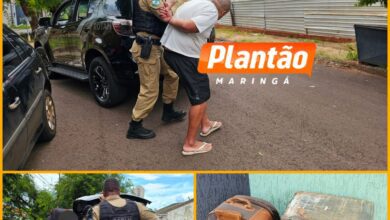 Fotos de Após invadir trabalho da ex-mulher homem é preso e polícia apreende quase 100 quilos de drogas em Maringá