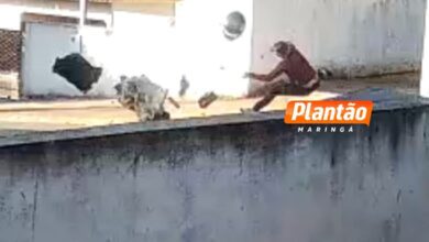 Fotos de Câmera de segurança flagra acidente grave em Maringá; motorista foge sem prestar socorro