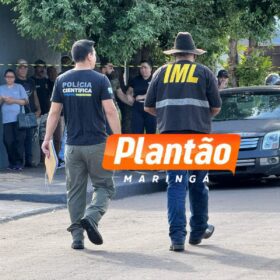 Fotos de Câmera registra homem com antecedentes criminais sendo executado a tiros enquanto andava de moto em Maringá