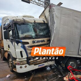 Fotos de Engavetamento na BR-376 deixa motorista preso nas ferragens em Sarandi