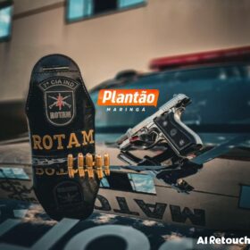 Foragido de Sarandi com mandado de prisão por homicídio é baleado em confronto com a Rotam em Arapongas Foto 1 Fotos de Foragido de Sarandi com mandado de prisão por homicídio é baleado em confronto com a Rotam em Arapongas