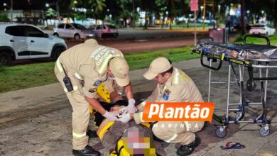 Fotos de Homem é agredido em briga próximo ao Terminal Intermodal de Maringá