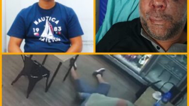 Fotos de Homem preso após agressão brutal a ex-colega de trabalho em Maringá, presta depoimento e conta outra história