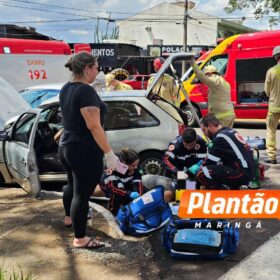 Fotos de Idoso é intubado após grave acidente em Maringá