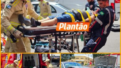 Fotos de Idoso é intubado após grave acidente em Maringá