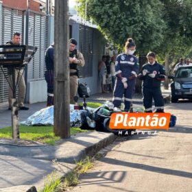 Fotos de Motociclista é executado com mais de 15 tiros em Maringá