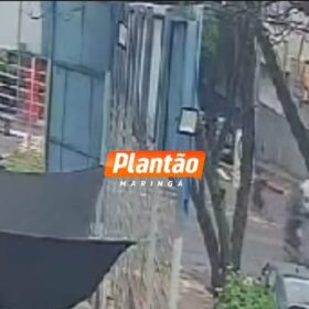 Fotos de Motorista avança sinal vermelho e colide com motociclista em Maringá