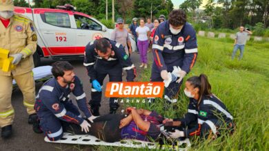 Fotos de Mulher é intubada após ser esfaqueada em meio uma mata em Maringá