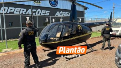 Fotos de Traficante utiliza helicóptero para levar preso que se evadiu do semiaberto de Maringá para o Paraguai