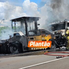 Fotos de Novas imagens revelam detalhes do acidente que matou duas pessoas no Contorno Norte de Maringá