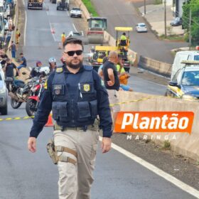 Fotos de Novas imagens revelam detalhes do acidente que matou duas pessoas no Contorno Norte de Maringá