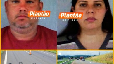 Fotos de Casal de Maringá morre em acidente com motocicleta BMW na BR-376