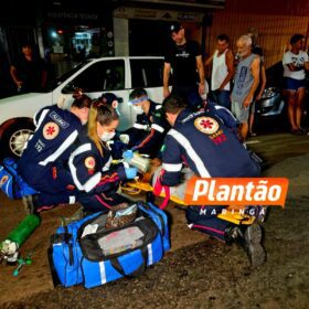 Fotos de Ciclista sofre traumatismo craniano após cair de bicicleta em Maringá