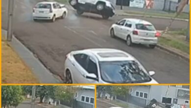 Fotos de Em alta velocidade carro avança preferencial e provoca acidente impressionante em Maringá