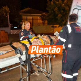 Fotos de Homem é baleado em frente de casa e socorrido em estado gravíssimo em Maringá