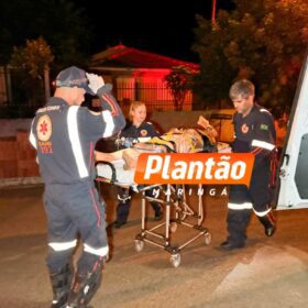 Fotos de Homem é baleado em frente de casa e socorrido em estado gravíssimo em Maringá