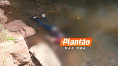 Fotos de IML de Maringá é acionado para remover corpo de homem encontrado no córrego Ribeirão Pinguim