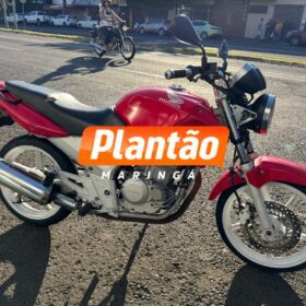 Fotos de Menino de 10 anos é atropelado por moto ao cruzar avenida em Maringá - câmera registrou acidente