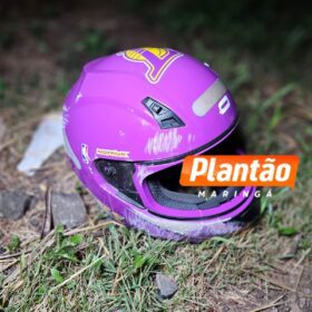 Fotos de Motociclista é intubado após queda de moto em Maringá
