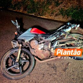 Fotos de Motociclista fica gravemente ferido após bater na traseira de caminhão em Maringá