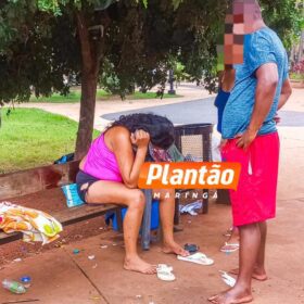 Mulher é esfaqueada em praça de Maringá e caso é investigado pela polícia Foto 1 Fotos de Mulher é esfaqueada em praça de Maringá e caso é investigado pela polícia