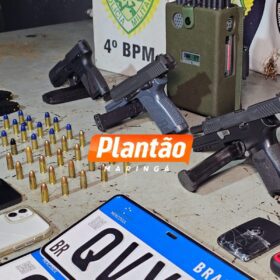 Fotos de Quadrilha especializada em roubo de veículos é presa em Maringá; quatro homens foram detidos
