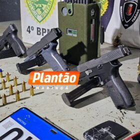 Fotos de Quadrilha especializada em roubo de veículos é presa em Maringá; quatro homens foram detidos