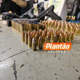 Fotos de Rotam apreende arsenal, drogas e equipamentos usados ​​em furtos de Hilux em Maringá