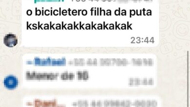 Fotos de Adolescente que atropelou ciclista em Maringá debocha e xinga vítima em grupo de mensagens