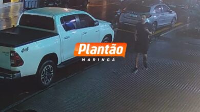 Fotos de Câmera registra criminoso roubando Hilux em Maringá