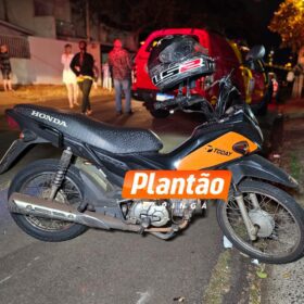 Motociclista é intubado após bater em outra moto e ser arremessado contra carro estacionado em Maringá Foto 1 Fotos de Motociclista é intubado após bater em outra moto e ser arremessado contra carro estacionado em Maringá