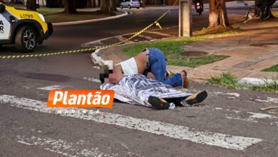 Fotos de Durante entrevista ao site Plantão Maringá, irmã da vítima morta pelas costas afirma que segurança já havia jurado ela e o sobrinho na semana passada