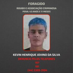 Fotos de Policia Civil divulga fotos de foragidos pelo crime de roubo e associação criminosa em Maringá