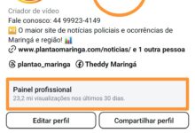 Fotos de Plantão Maringá alcança 200 mil seguidores no Instagram e supera 23 milhões de visualizações mensais