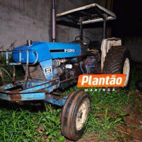 Fotos de Polícia Militar recupera trator e moto furtados no distrito Vale Azul, em Sarandi