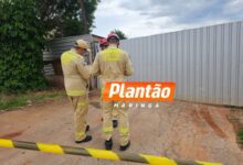 Fotos de Trabalhador morre esmagado por caminhão na Marginal do Contorno Norte, em Maringá