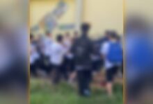 Fotos de Vídeo mostra briga generalizada de estudantes de colégio estadual de Maringá