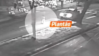 Fotos de Câmeras de segurança registram atropelamento grave em cruzamento de Maringá