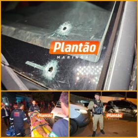 Casal em veículo sofre atentado a tiros na noite deste sábado Foto 1 Fotos de Casal em veículo sofre atentado a tiros na noite deste sábado